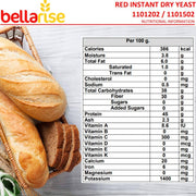 Instant Rise Dry Yeast- Bella Rise Yeast- Single 1 pound pack Bakery Wholesalers