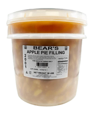 Bear Stewart Sliced Apple Pie Filling- 38 pound pail Bakery Wholesalers