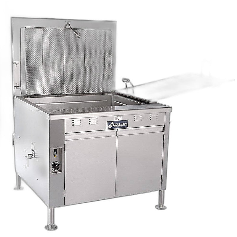 Avalon (ADF24-E-3) 24" X 24" Donut Fryer Electric (3 phase) Right Side Drain Board with Submerge Screen Bakery Wholesalers