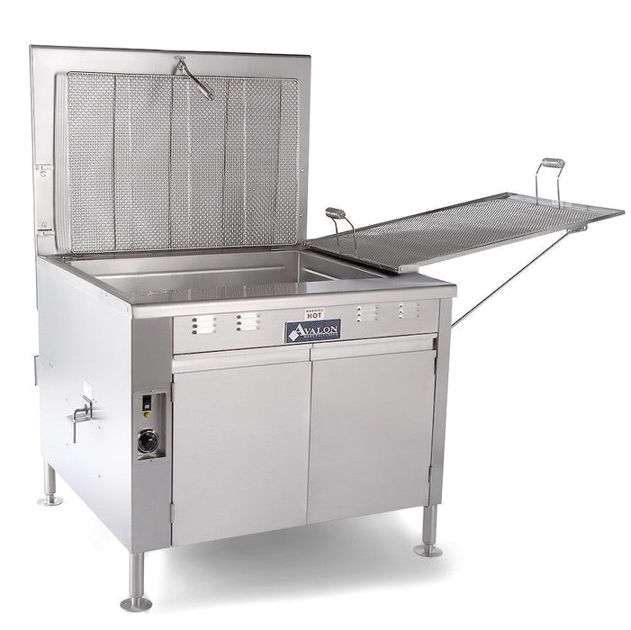 Avalon (ADF34-E) Donut Fryer 34" X 24" Electric (3 phase) left Side Drain Board with Submerge Screen Bakery Wholesalers