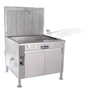 Avalon (ADF34-G) 34" X 24" NATURAL GAS FRYER, STANDING PILOT, Right Side Drain Board with Submerge Screen Bakery Wholesalers