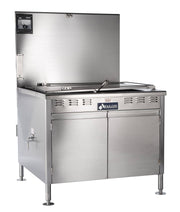 Avalon PROPANE GAS FRYER, STANDING PILOT, Left Side Drain Board with Submerge Screen Bakery Wholesalers