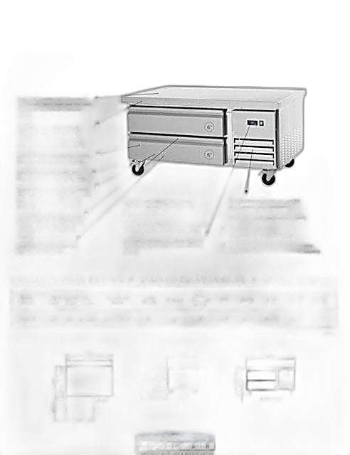 Arctic Air ARCB48 50" Two Drawer Refrigerated Chef Base Bakery Wholesalers
