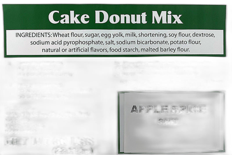 Apple Cider Cake Donut Mix 50# Bakery Wholesalers