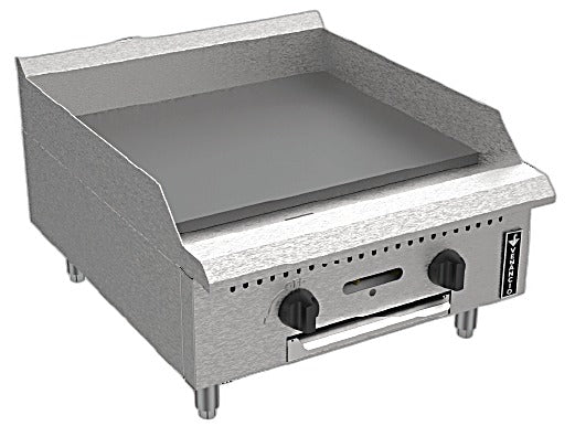 BakeMax America BACG Series Manual Gas Griddle (5 sizes) Bakery Wholesalers