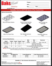 BakeMax (BATCO6E) Series Combi Oven Bakery Wholesalers