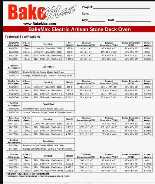 Bakemax (BMDDDP1) Proofing Cabinet for BMSD Series Deck Ovens Bakery Wholesalers