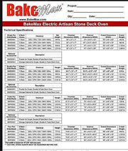 Bakemax (BMDDDP1) Proofing Cabinet for BMSD Series Deck Ovens Bakery Wholesalers