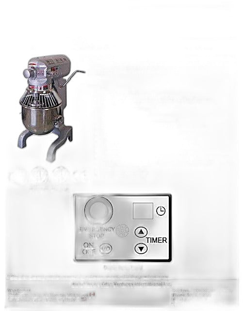BakeMax (BMPM020) 20Qt Planetary Mixer Bakery Wholesalers