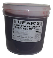 Bear Stewart Red Raspberry Seedless Mist Filling- 20 Pound Pail Bakery Wholesalers