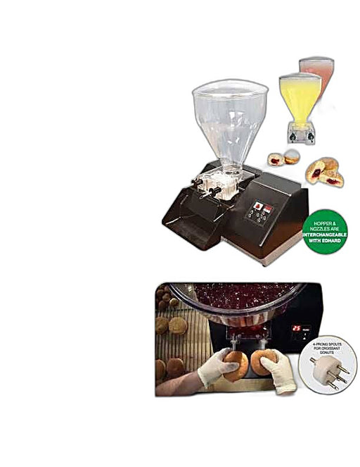 Belshaw Jelly Filler - AutoFiller Donut Injector with one 6 quart hopper and nozzles Bakery Wholesalers