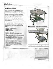 Belshaw HG24EZ Glazer with Drain Tray/and One Glazing Screen Bakery Wholesalers