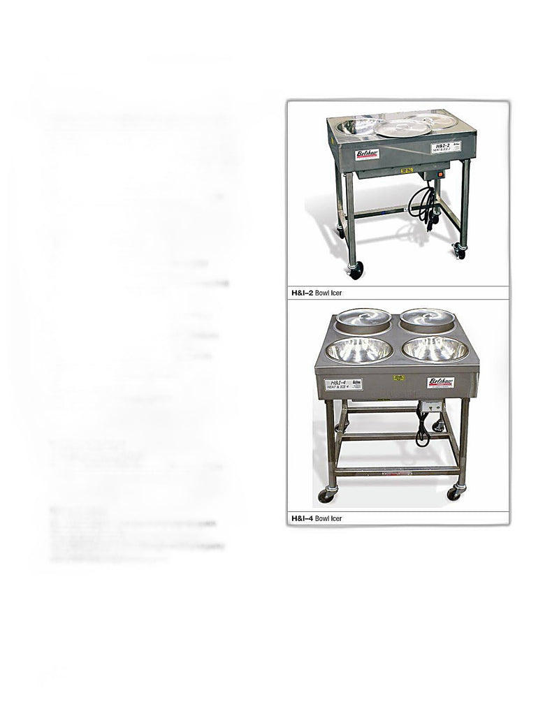 Belshaw H&I-4 Icer  (2 Options in Variants) Bakery Wholesalers