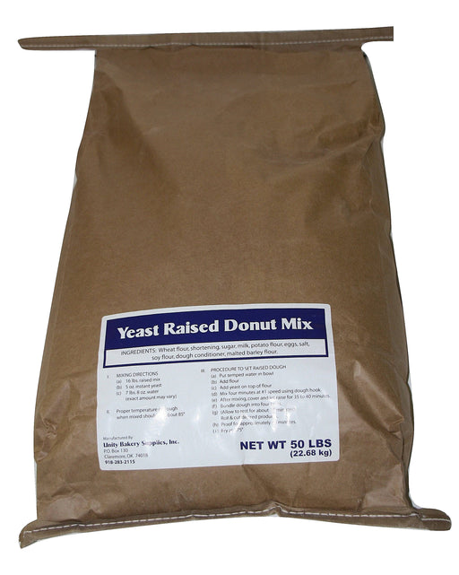 Blue Label Yeast Raised (Table Cut) Donut Mix 50# Bakery Wholesalers