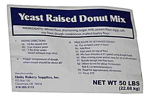 Blue label Raised donut mix free sample-5 pounds free, just pay for shipping & handling Bakery Wholesalers