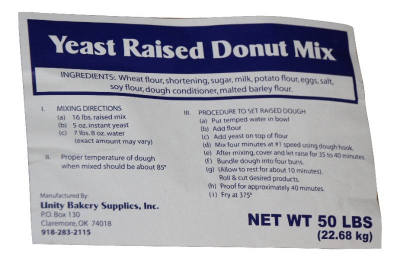 Blue Label Raised Donut Mix-35# Bakery Wholesalers