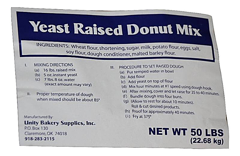 Blue Label Raised Donut Mix-35# Bakery Wholesalers