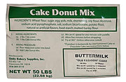 Buttermilk Cake Donut Mix  Free Sample - 5 pounds free you just pay shipping & handling Bakery Wholesalers