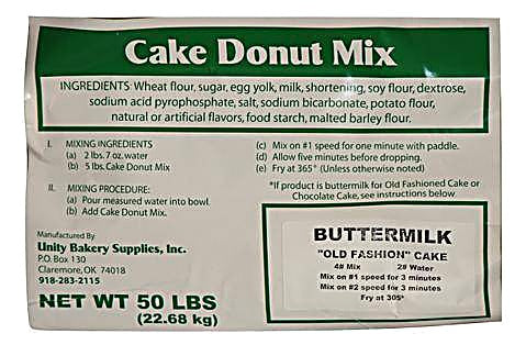 Buttermilk Cake Donut Mix  Free Sample - 5 pounds free you just pay shipping & handling Bakery Wholesalers
