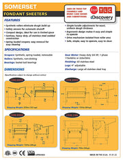 CDR-300F Fondant Sheeter - Bakery Wholesalers