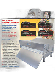 CDR-300F Fondant Sheeter - Bakery Wholesalers