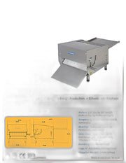 CDR-700 Dough Sheeter featuring 20" Wide Rollers - Bakery Wholesalers