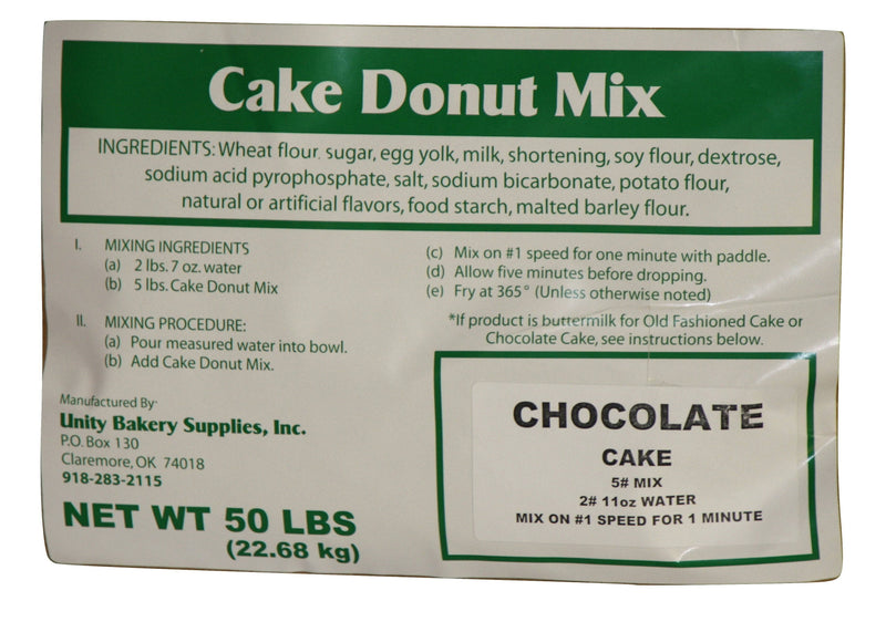Bulk Chocolate Cake Donut Mix (Seasonal)40 X 50# Bags Bakery Wholesalers