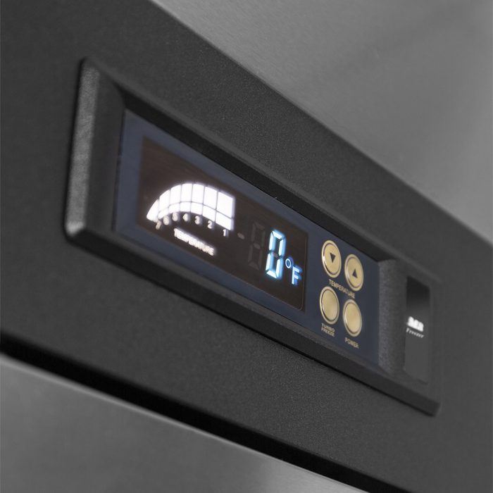Turbo Air M3F47-4-N 51-3/4" M3 Series Reach-In Top Mount Insulated Freezer With 2 Sections And 4 Doors, 42.1 Cubic Feet, 115 Volts - Donut-Equipment.com