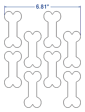 Dog bone 2 row donut cutter Bakery Wholesalers