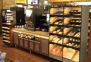 Palram Bakery Display Endcap with Illuminated Compartments & Storage Cabinet – 40"W x 60"H x 20"D - Donut-Equipment.com