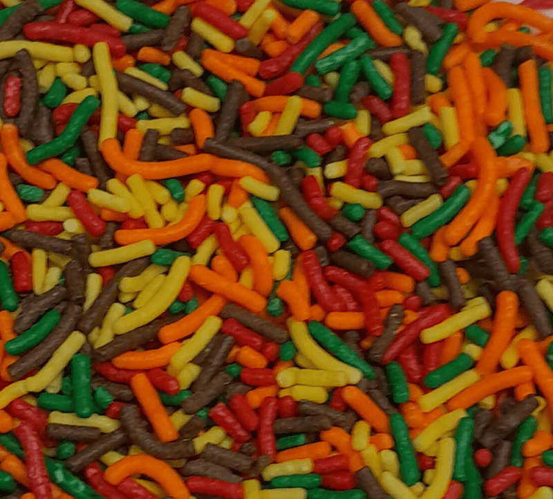 Autumn Blend Sprinkles/Jimmies Bakery Wholesalers
