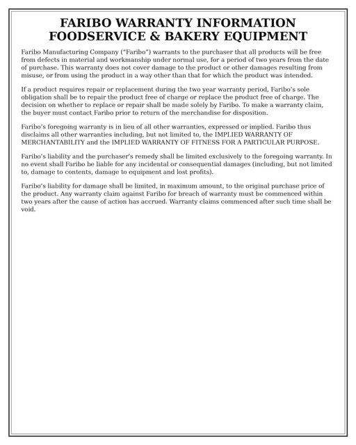 Faribo 405-1 Individual Ingredient Bin ONLY, 32"L x 23"W x 30"H, 79 Gallon - Bakery Wholesalers