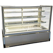 Federal Industries (ITD3634-B18)-Non-Refrigerated- 36" x 52"(H) Full Service Case w/Straight Glass 120V - Bakery Wholesalers