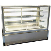 Federal Industries (ITD6034-B18)-Non-Refrigerated- 60" x 52"(H) Full Service Case w/Straight Glass 120V - Bakery Wholesalers