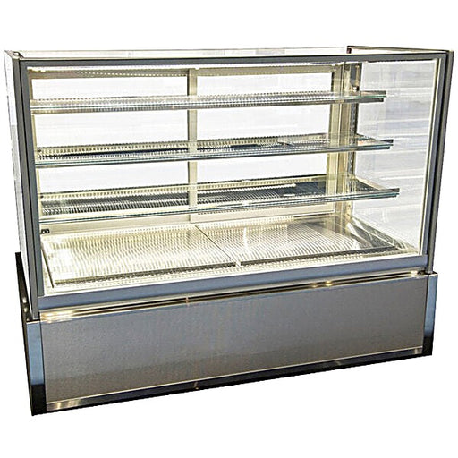 Federal Industries (ITD6034-B18)-Non-Refrigerated- 60" x 52"(H) Full Service Case w/Straight Glass 120V - Bakery Wholesalers