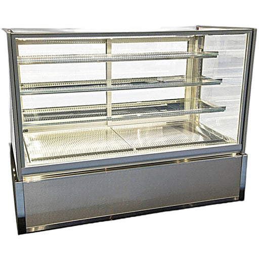 Federal Industries (ITD6034-B18)-Non-Refrigerated- 60" x 52"(H) Full Service Case w/Straight Glass 120V - Bakery Wholesalers