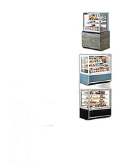 Federal Industries (ITD6034-B18)-Non-Refrigerated- 60" x 52"(H) Full Service Case w/Straight Glass 120V - Bakery Wholesalers