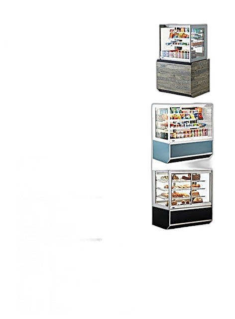 Federal Industries (ITD6034-B18)-Non-Refrigerated- 60" x 52"(H) Full Service Case w/Straight Glass 120V - Bakery Wholesalers