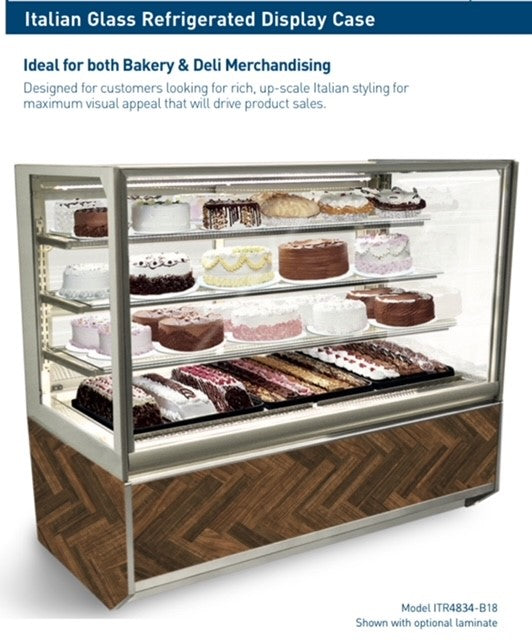 Federal Industries (ITR4834-B18) 52"(H)- 48" Full Service Case w/Straight Glass (Refrigerated) 120V