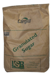 Fine Granulated Pure Cane Sugar 50 Pound bag (brand could vary) Bakery Wholesalers