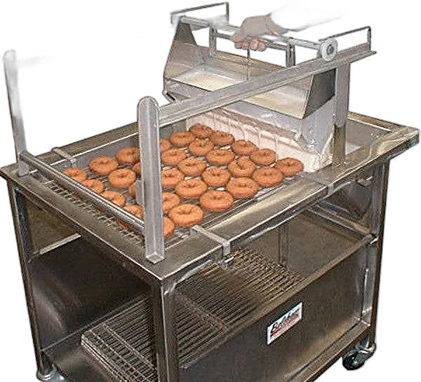 HG18EZ Glazer with Drain Tray and EZ Lift Applicator with one 17" x 25" Glazing Screen Bakery Wholesalers