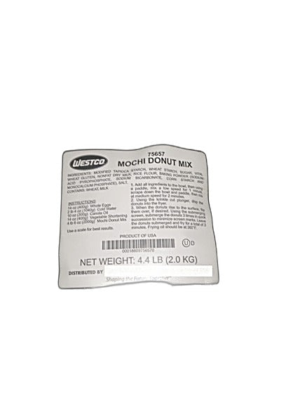 Westco Mochi Donut Mix 35.2 lbs Bakery Wholesalers