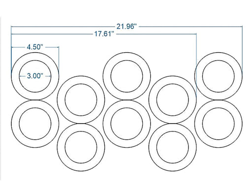 Rotary Round (NOT HEX) Donut Cutter for Machine Use (Custom Size) Bakery Wholesalers