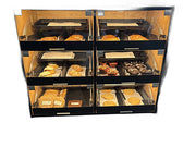 Palram Countertop Bakery Display Case with Illuminated Soft-Close Drawers & Tempered Glass – 40"W x 32"H x 20"D - Donut-Equipment.com