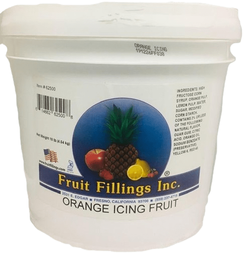 Orange Icing Fruit by Fruit Filling Inc. (Organic) Bakery Wholesalers