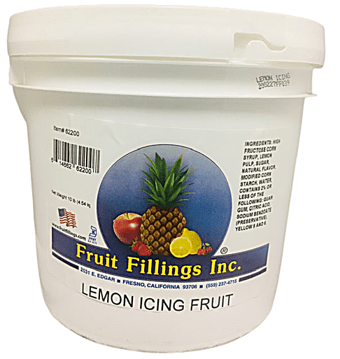 Lemon Icing Fruit by Fruit Filling Inc. (Organic) Bakery Wholesalers