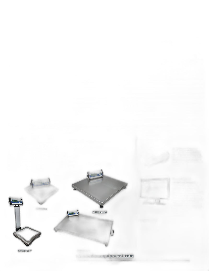CPWplus 6 Bench Scale Bakery Wholesalers