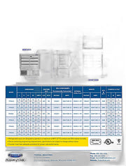 Federal Industries (ITR6034)-Refrigerated Drop In- 60" x 34"(H) Counter Case w/Straight Glass 120V - Bakery Wholesalers