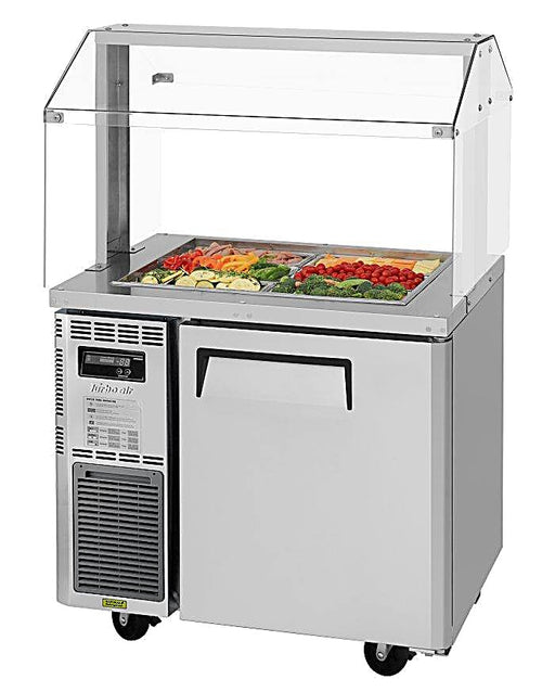 Turbo Air JBT-36-N 35" Stainless Steel Refrigerated Buffet Display Table - Donut-Equipment.com