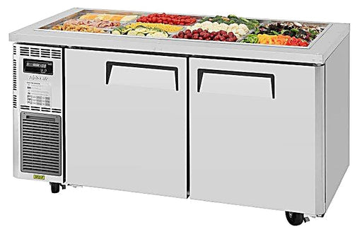 Turbo Air JBT-60-N 59" Stainless Steel Refrigerated Buffet Display Table - Donut-Equipment.com